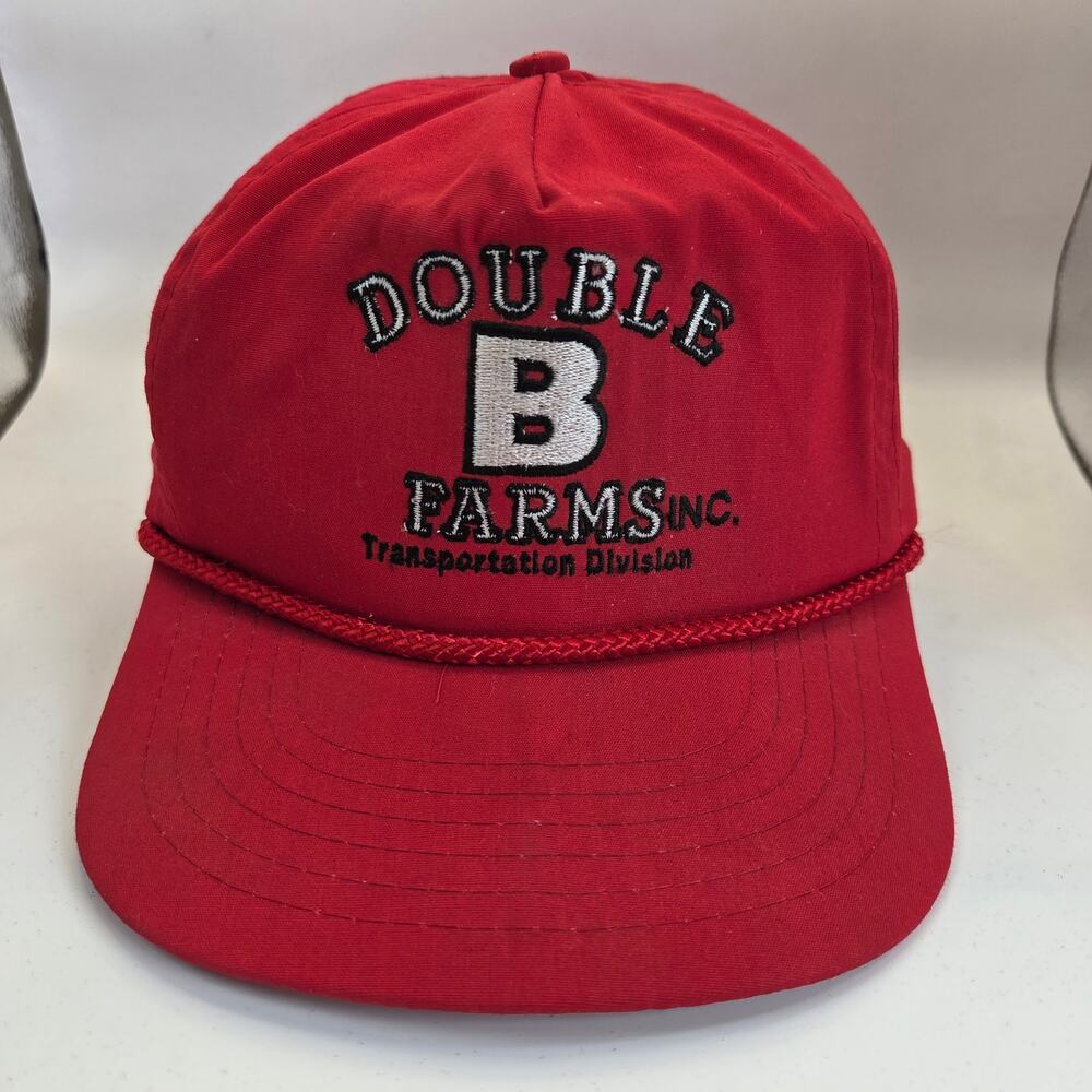 Vintage Double B Farms Transportation Division R&R Rope Snapback Hat OSFA